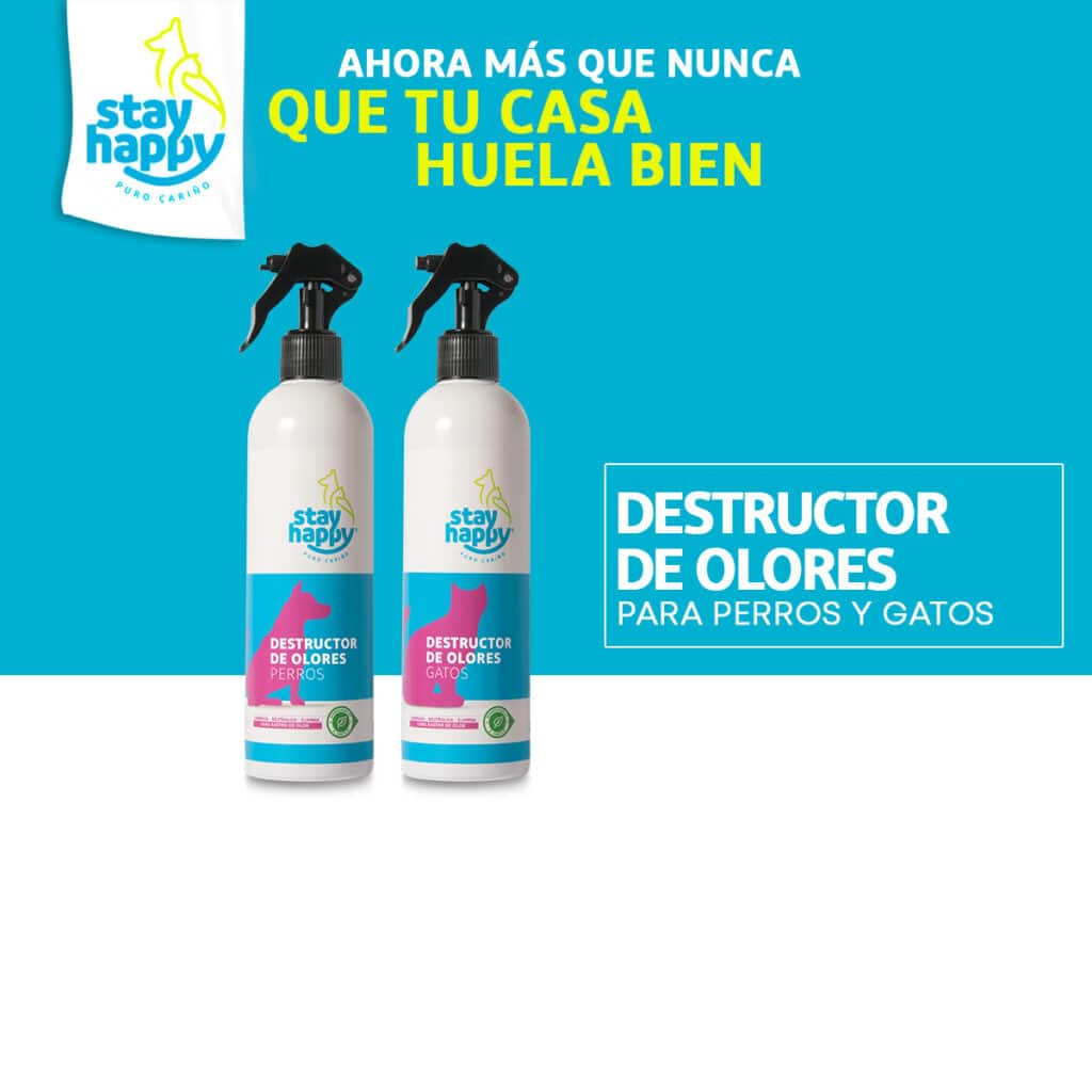 Destructor de olores para gatos Stay Happy