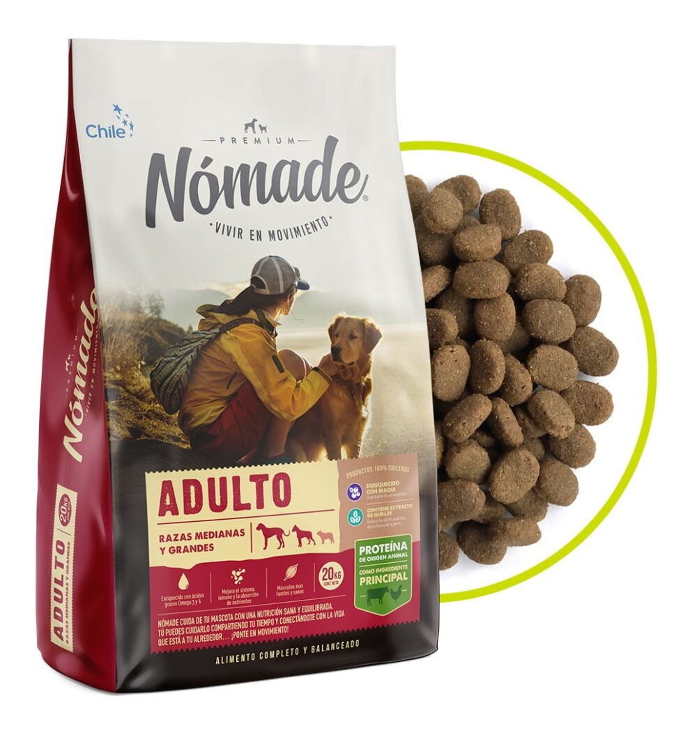 Nomade adulto raza mediana y grande Nómade adulto razas medianas y grandes 20 kg