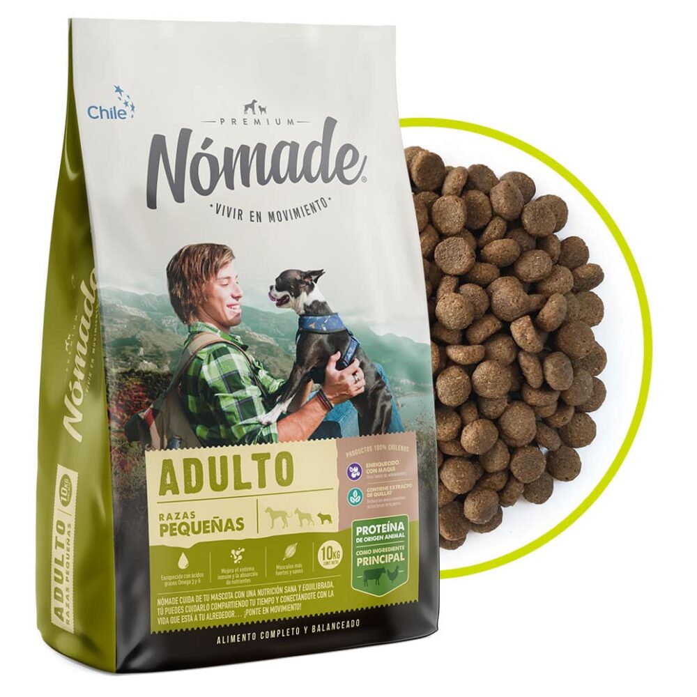 Nómade adulto razas pequeñas 10 kilos.