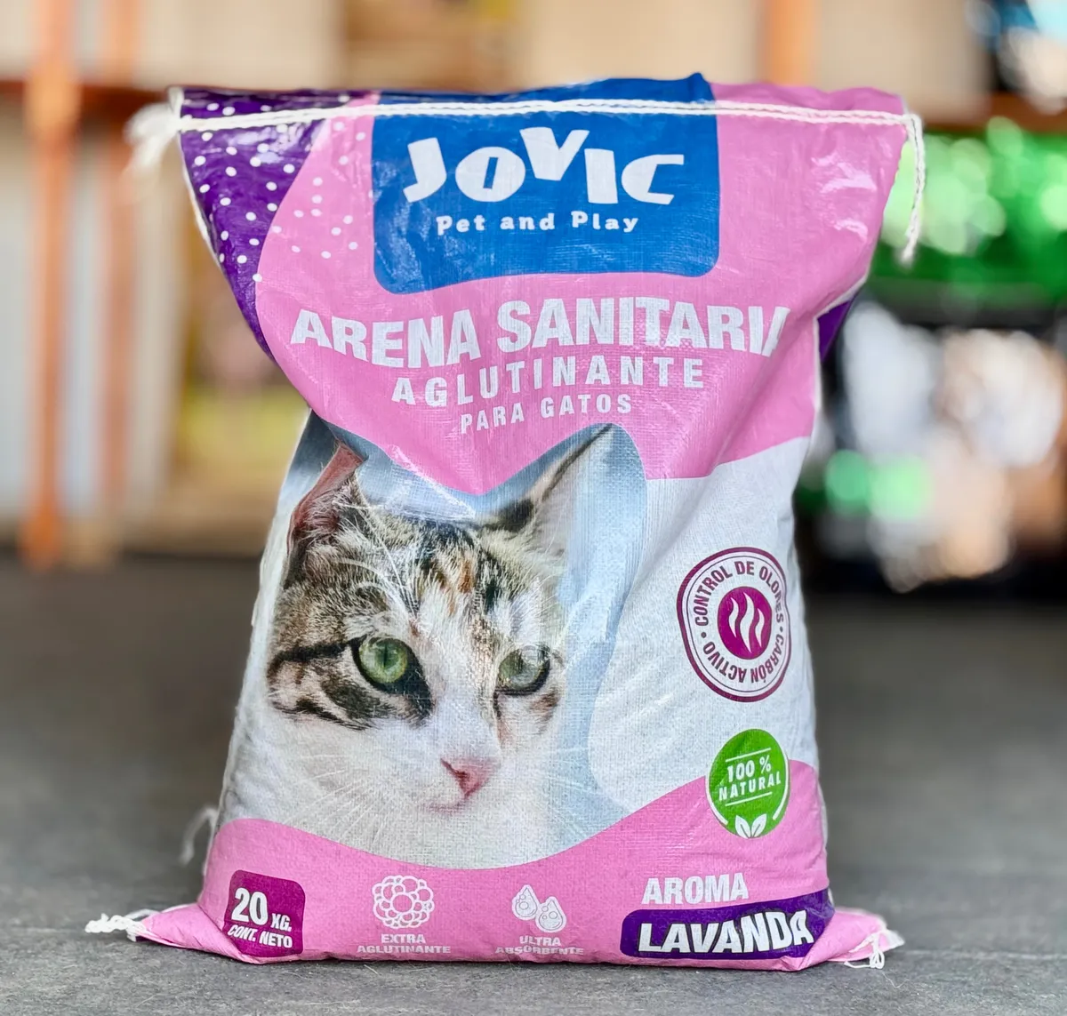 Arena Sanitaria Jovic Aglutinante Lavanda