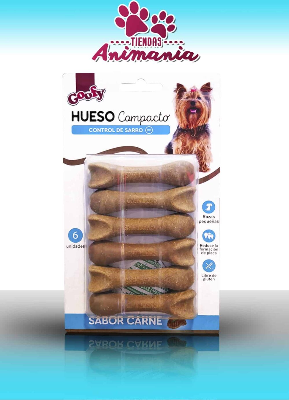 Goofy hueso compacto control sarro