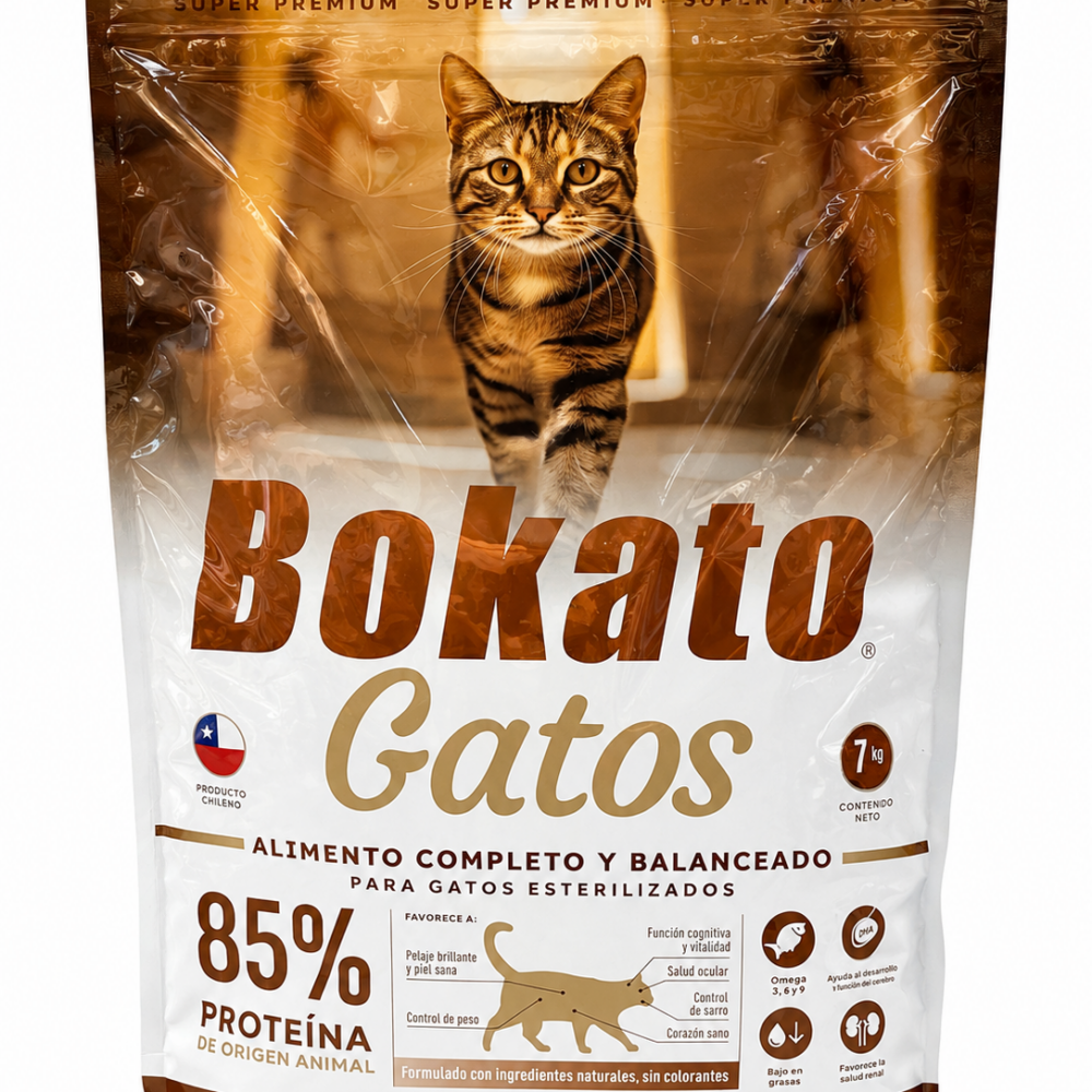 Bokato Gato Adulto Esterilizado 7kg.