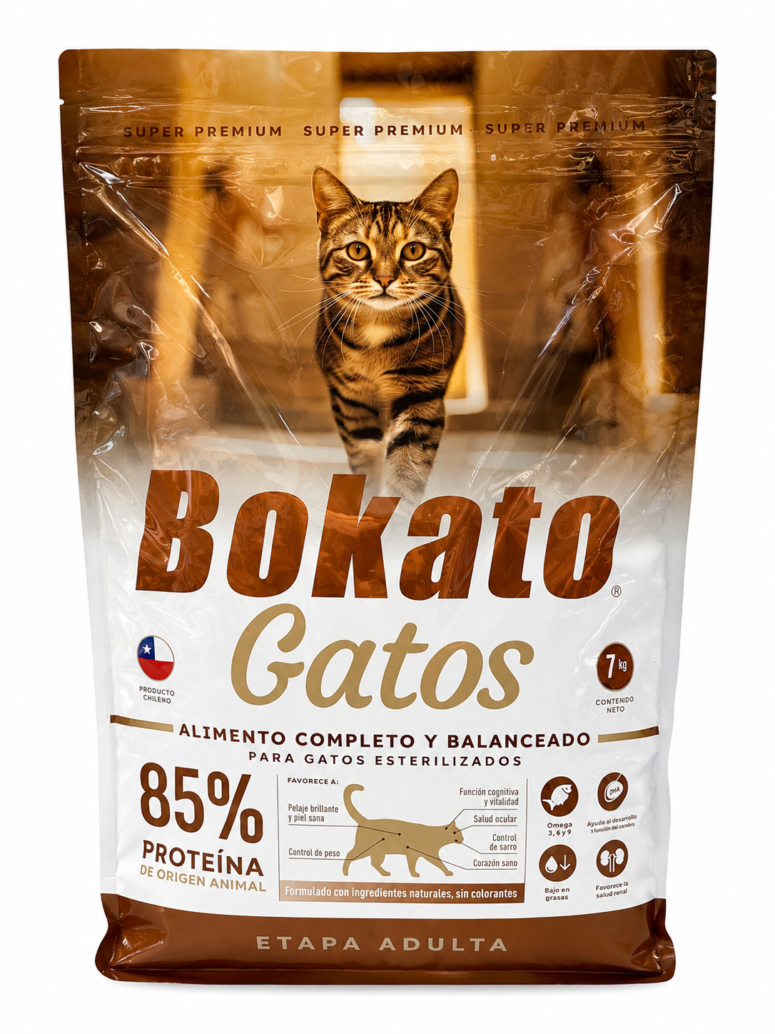 Bokato Gato Adulto Esterilizado 7kg.